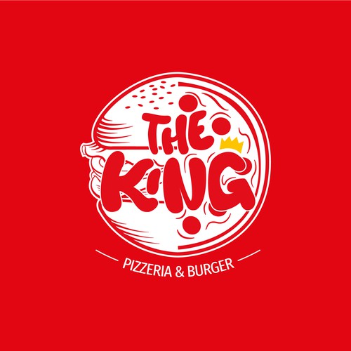 logo for a pizza and burger chain