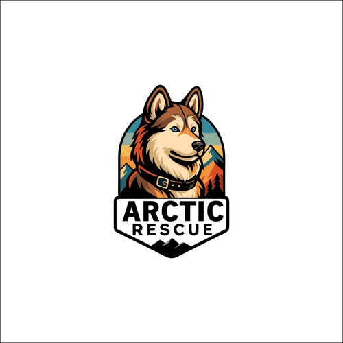 logo concept for dog rescue