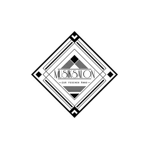 Logo concept for music salon