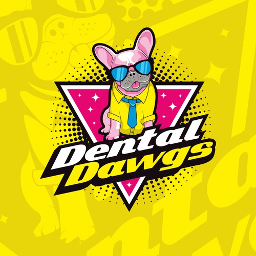 Retro 90's Brand Identity for the Dental Community