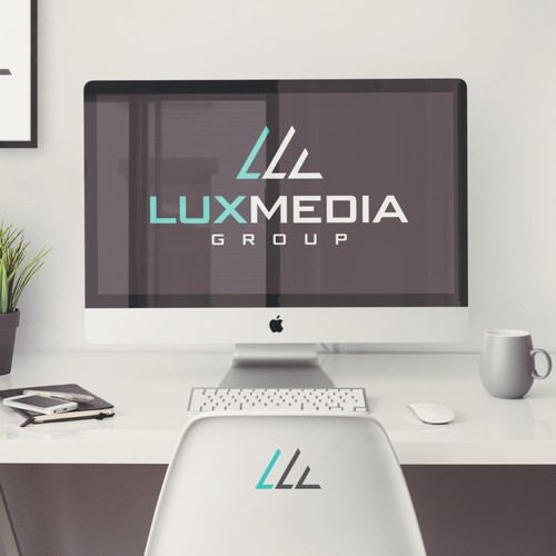 Logo for a TV production company LUXMEDIA