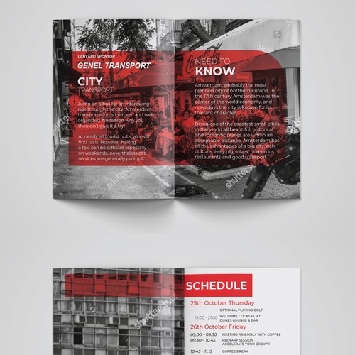 Bi-Fold Brochure for a conference