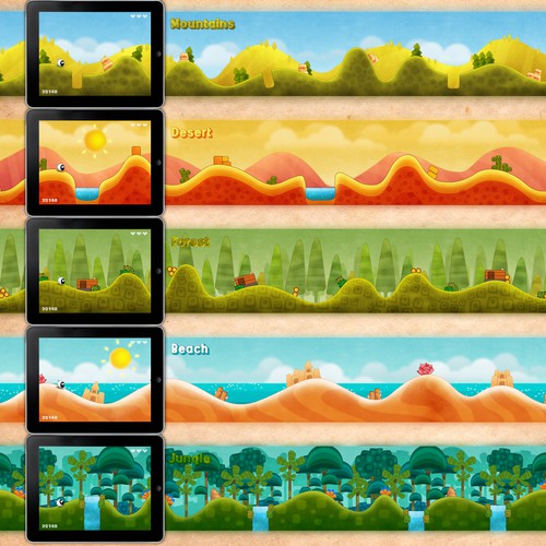 Level Screens for an iPad game needed