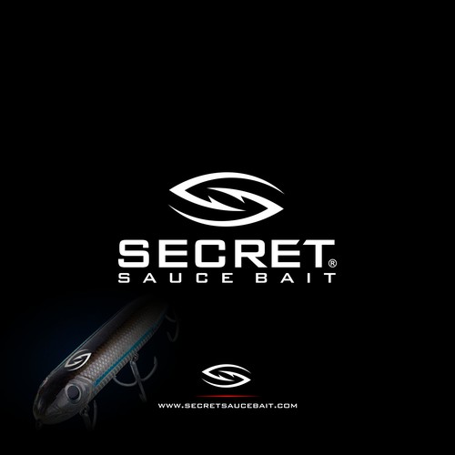 Secret Sauce Bait fishing lure logo.