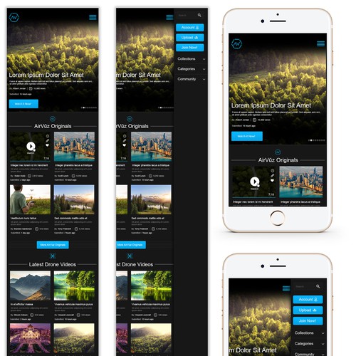 Mobile version of Airvuz Design