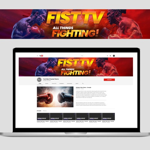 Youtube cover design