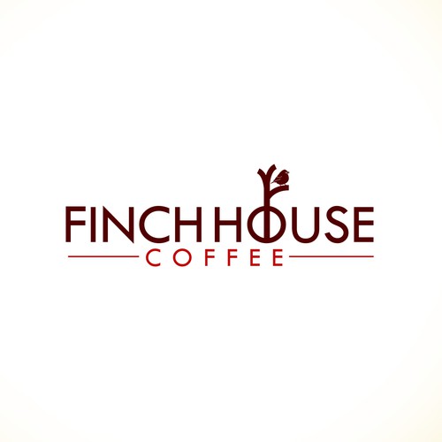 Finch House coffee brand logo design contest