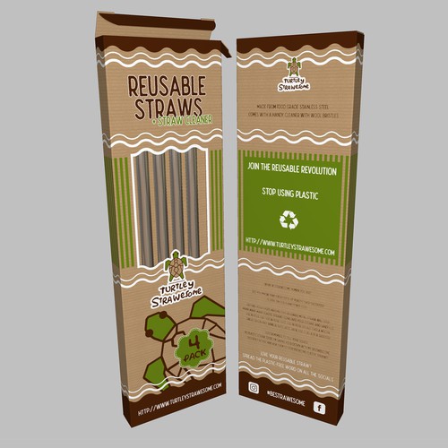 Create eco style brand packaging!