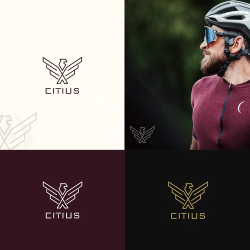 Logo design  for a cycling brand called CITIUS