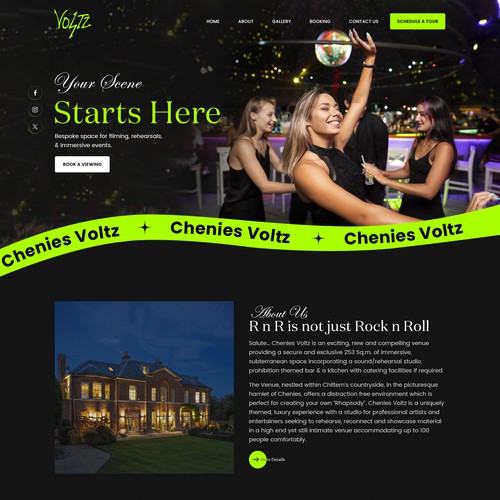 Bold Custom Website Design for Voltz