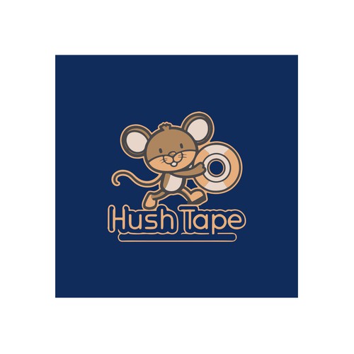 Hush Tape Logo and Mascot Submission