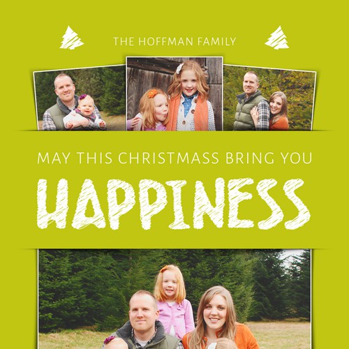 Create a Beautiful Holiday Card Template - Merry Christmas!