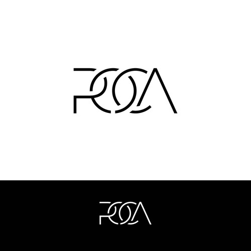 Logo concept for ROCA (high-end restaurant and bar)