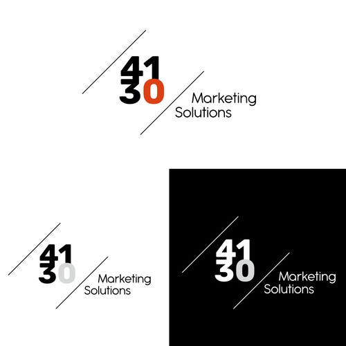 Logo design for 4130 Marketing Solutions company