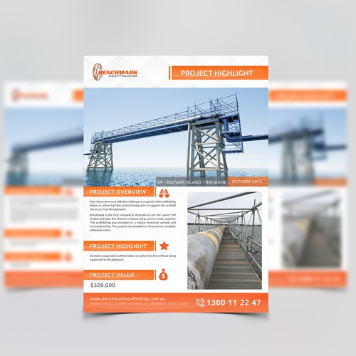 Benchmark Flyer Design