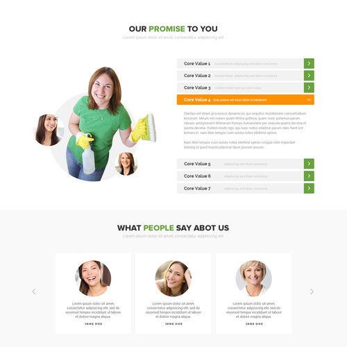 Maid Service Web Design