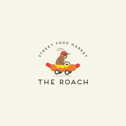 the roach logo design