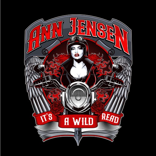Design Motorcycle Club Romance Author Branding
