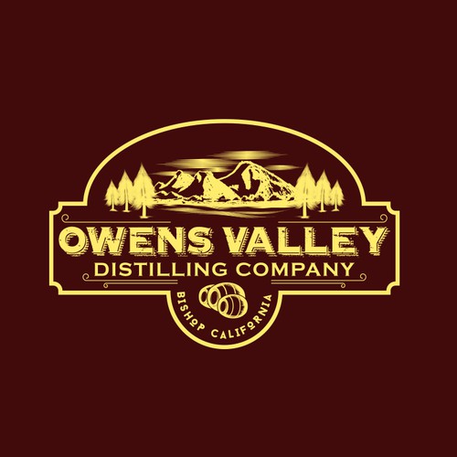 Vintage Logo for a distilling company.