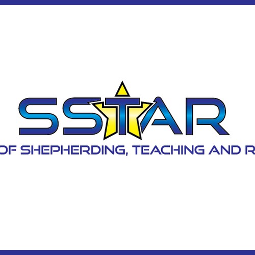 Create the next logo for SSTAR (note the star emblem for the "T" in mock design provided)