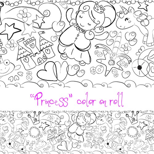 Color on roll "Princess"