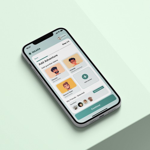 Designing Waara Guardian Network: A Visual Experience of Safety, Connection, and Adventure Travel