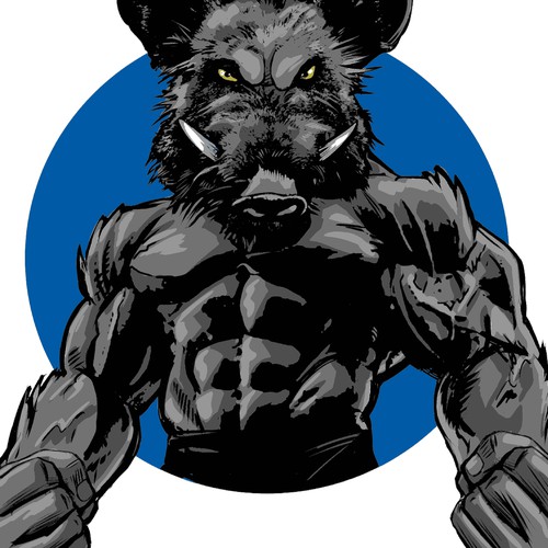Hog design for logo/mascot 