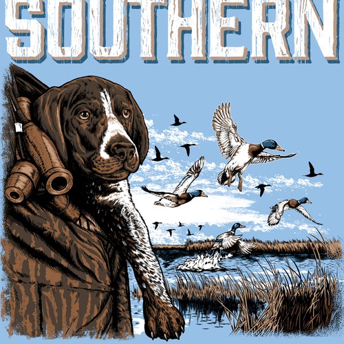 Southern Outskirts dog hunting t-shirts.