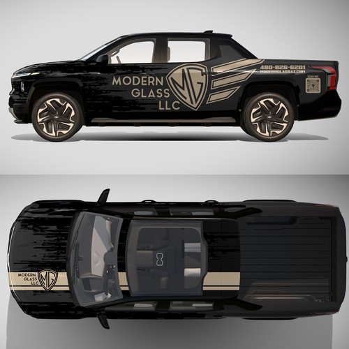 Modern Glass Chevy wrap