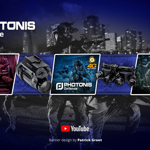 Youtube Banner (Photonis Defense)