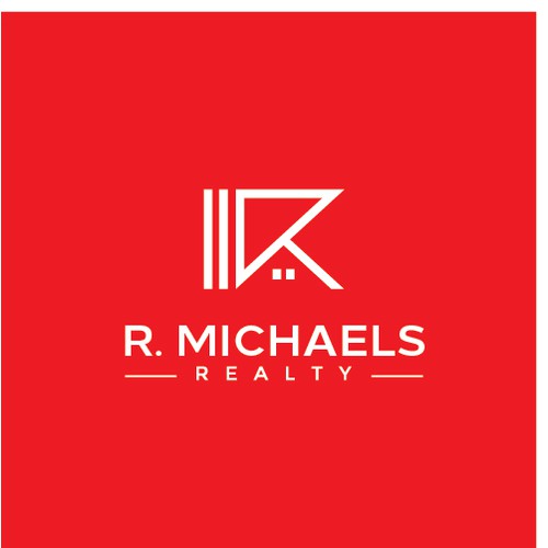 Simple and iconic logo design for R. Michaels Realty