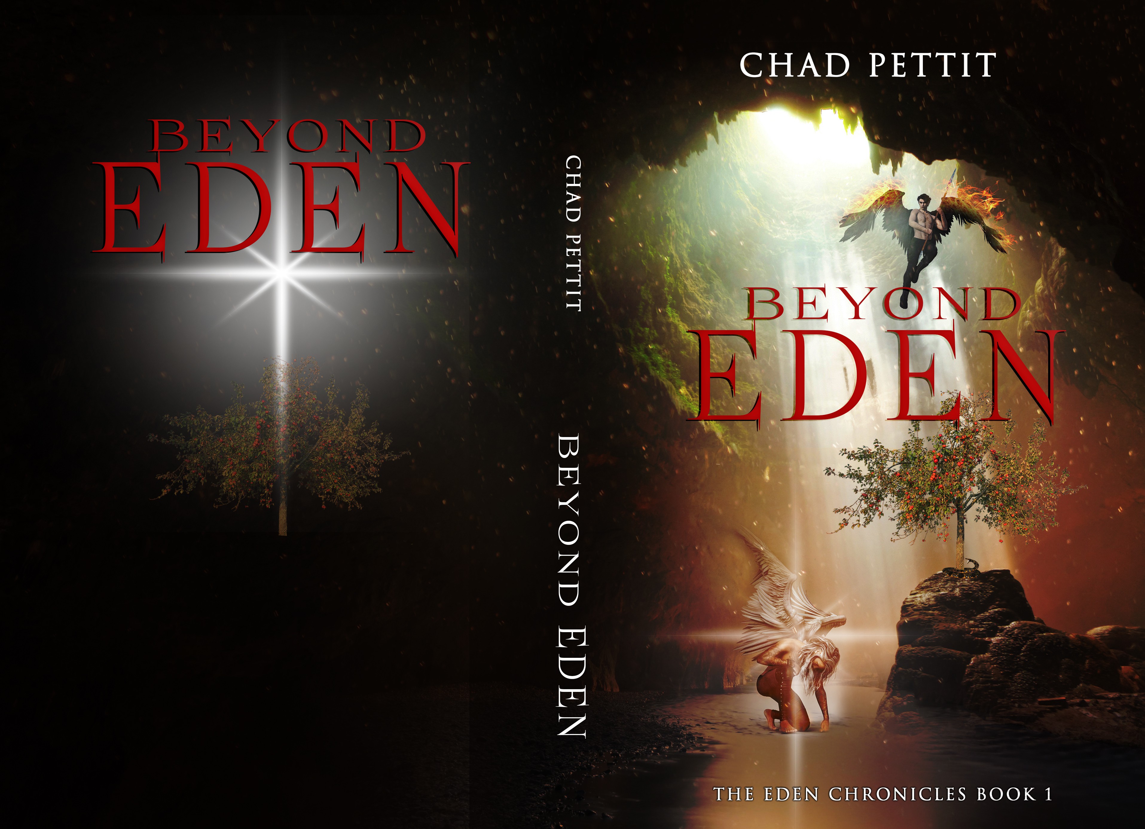 Beyond Eden, a pre-flood story of Biblical suspense complete with angels, demons, and explosions.