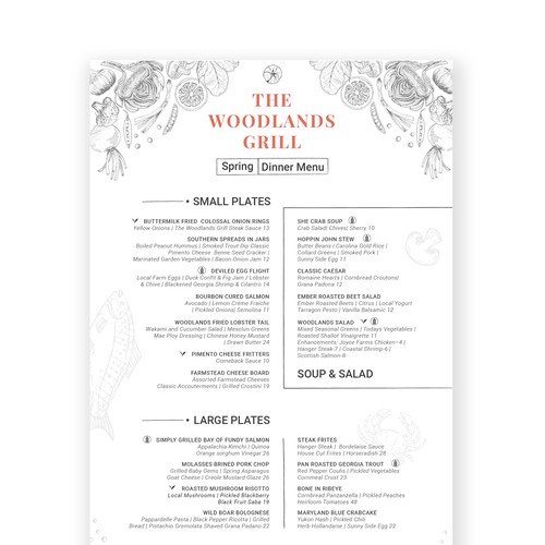 Menu Design