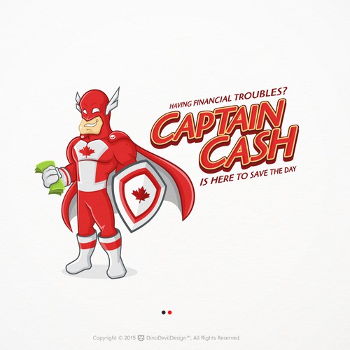 Create a logo design for CaptainCash !