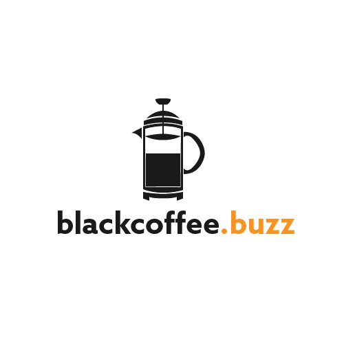 Create a specialty coffee company logo & symbol for blackcoffee.buzz