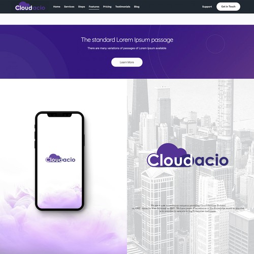 Trustworthy logo for Cloudacio