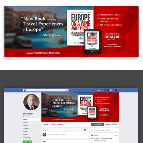 Facebook Cover Photo for book advertisement