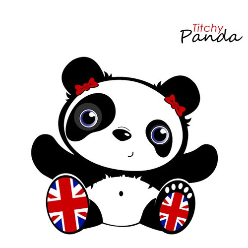 Create a cartoon/character image of a cute Panda