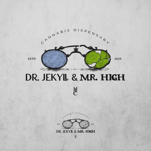 Dr. Jekyll & Mr. High logo. AVALIABLE FOR SALE