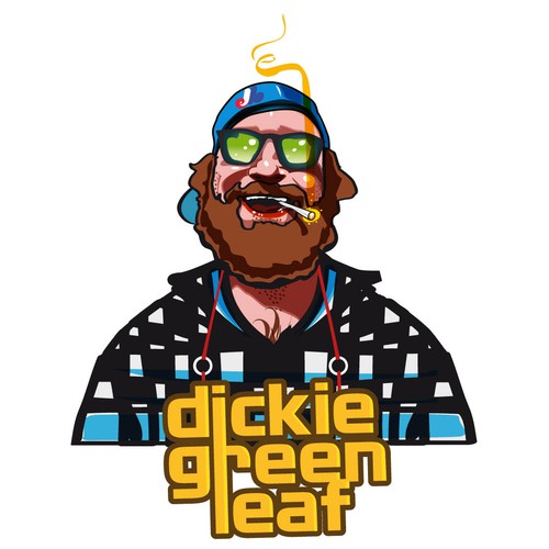 Logo character design for Dickie Green Leaf