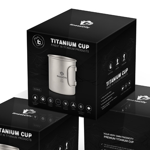 box package for Titanium Cup