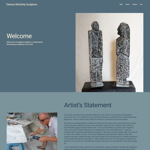 Optimisation of Terry Mcginity Sculptor