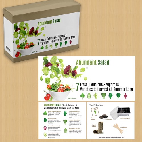 Abundant Salad Box Wrap