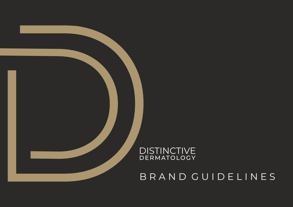 Distinctive dermatology brand guide