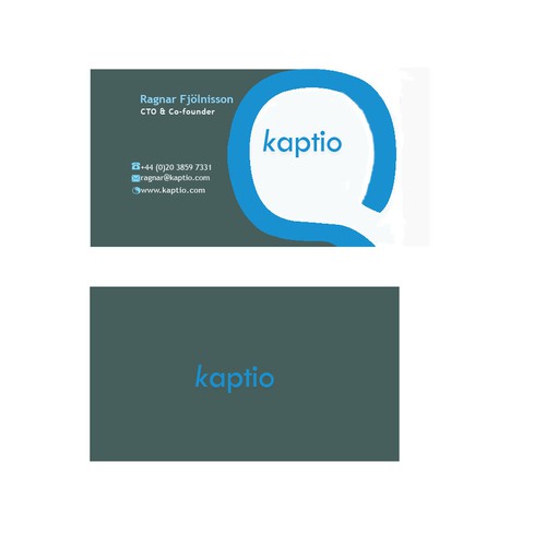 kaptia business card