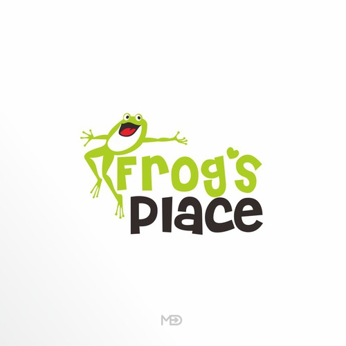 Frog logo for Kid Playground 