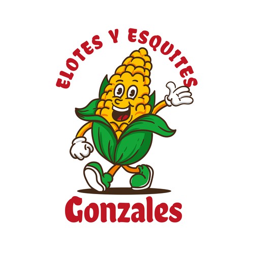 mascot logo for Elotes Y Esquites Conzales