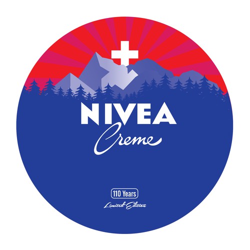 NIVEA Creme Swiss Anniversary Edition packaging 