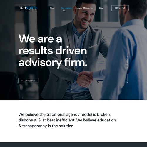 Website Design For An Advisory Firm