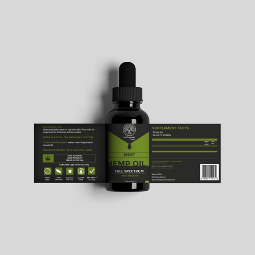 Label Design for Hemp Oil